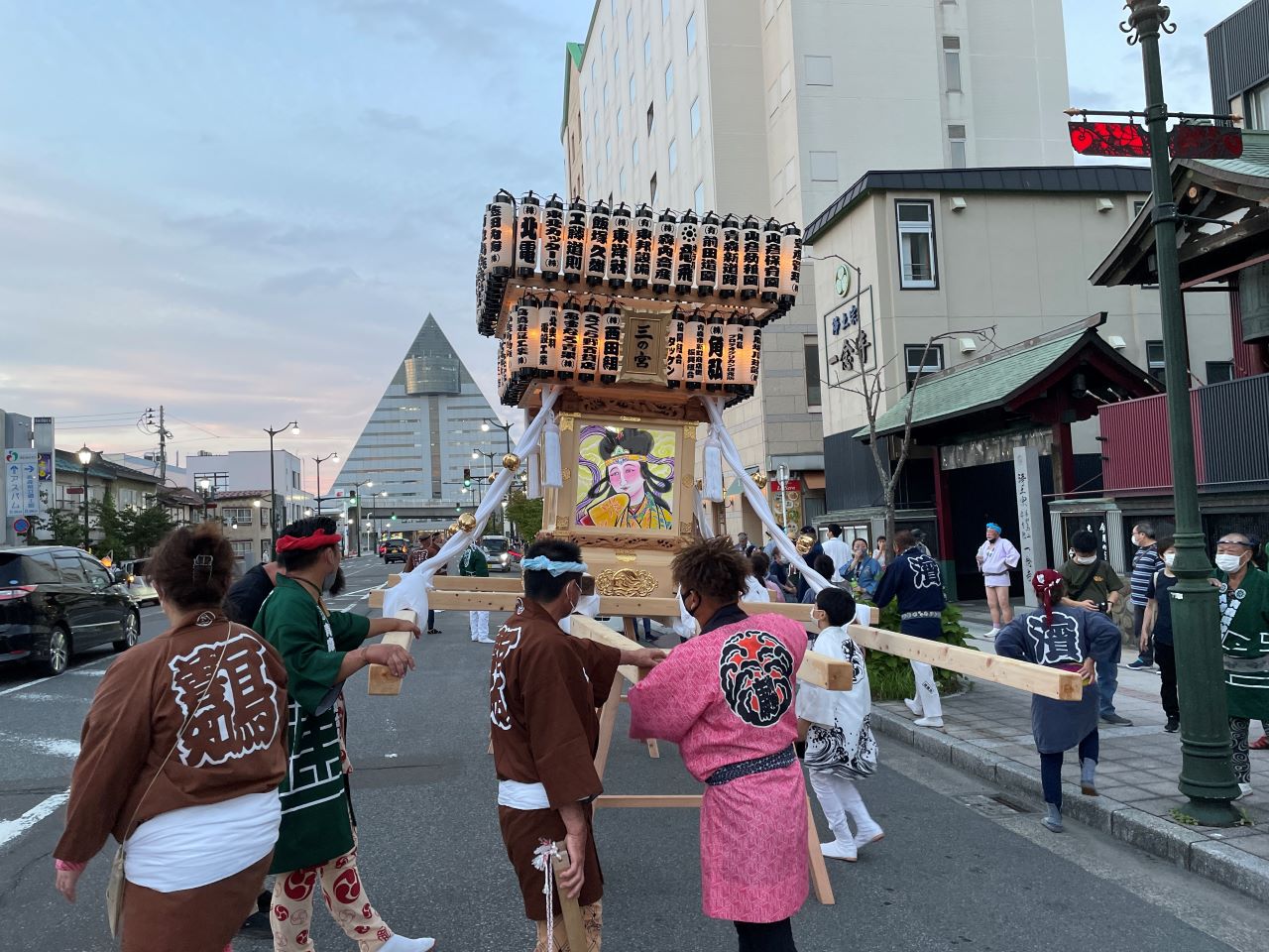 三之宮御披露目渡御1日目の様子4